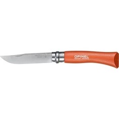 Нож складной Opinel №7 VRI Colored Tradition Tangerine (нержавеющая сталь, рукоять граб, длина клинка 8 см, цвет мандариновый)