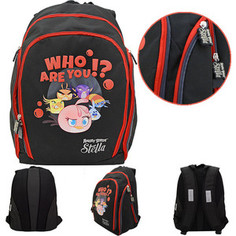 Рюкзак Action ANGRY BIRDS STELLA, разм. 39 x 32 x 17 , уплотненная спинка, черный Action!