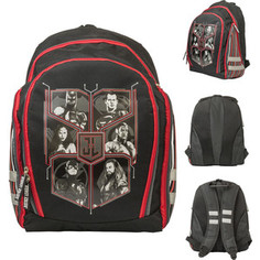 Рюкзак Action DC Comics, разм. 39x32. 5x17 см, уплот. спинка с рельеф. встав. , светоот. элем. , чер, д/мал Action!