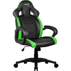 Кресло для геймера Aerocool AC60C AIR-BG черно-зеленое