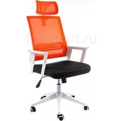 Компьютерное кресло Woodville Dreamer белое/черное/оранжевое