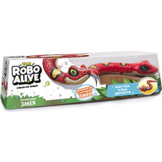Интерактивная игрушка ROBO ALIVE Робо-змея(Красная) (Т10996)