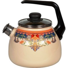 Чайник эмалированный со свистком 3.0 л Vitross Ornamento 1RC12