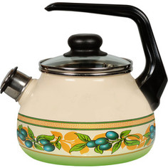 Чайник эмалированный со свистком 3.0 л Vitross Oliva 1RC12