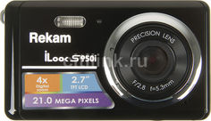 Цифровой фотоаппарат REKAM iLook S950i, черный