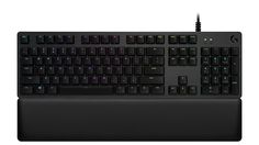 Клавиатура LOGITECH G513 GX Blue Clicky, USB 2.0, c подставкой для запястий, черный + черный [920-008933]