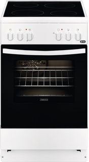Электрическая плита ZANUSSI ZCV9550H1W, стеклокерамика, белый