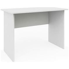 Стол компьютерный МАСТЕР Милан-5, ЛДСП, белый