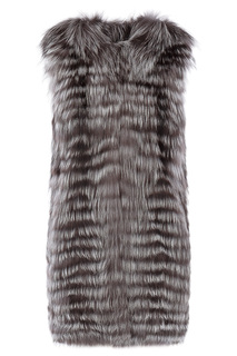 Жилет из меха чернобурой лисы Virtuale Fur Collection