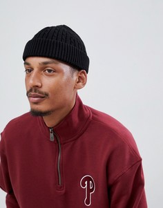 Черная шапка-бини ASOS DESIGN - Черный