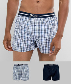 Набор из 2 тканых боксеров BOSS - Синий
