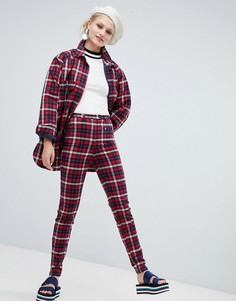 Брюки галифе в клетку Monki - Мульти