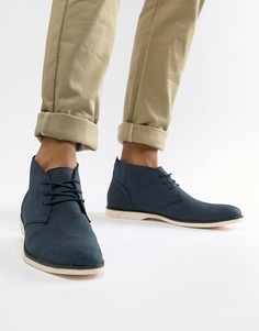 Темно-синие ботинки чукка New Look - Темно-синий