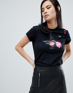 Черная футболка Fred Perry x Amy Winehouse Foundation - Черный