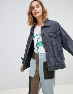 Джинсовая куртка Free People - Черный