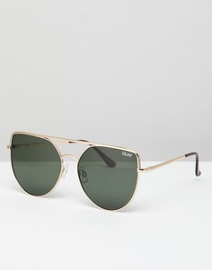 Солнцезащитные очки-авиаторы Quay Australia sante fe - Золотой