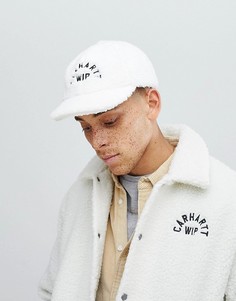 Белая кепка из искусственного меха Carhartt WIP - Белый