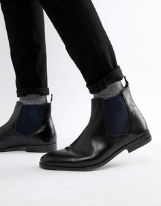 Черные ботинки челси Burton Menswear - Черный