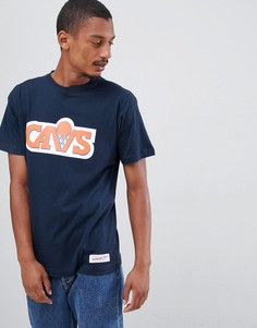 Синяя футболка Mitchell & Ness Cleveland Cavaliers - Синий