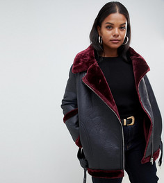 Куртка-авиатор ASOS DESIGN Curve - Черный