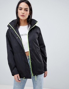 Анорак с контрастной отделкой ASOS DESIGN - Черный