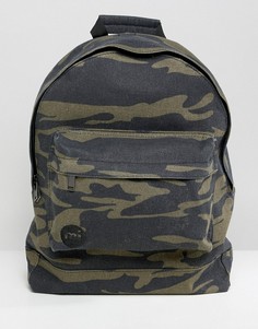 Mi-Pac canvas backpack in camo - Зеленый