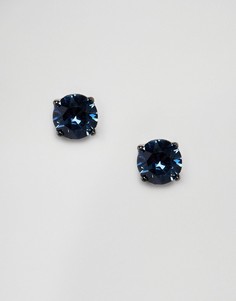 Серьги-гвоздики с кристаллами Swarovski от Simon Carter - Синий