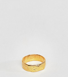 Позолоченное кольцо с кованным эффектом Ottoman Hands - Золотой