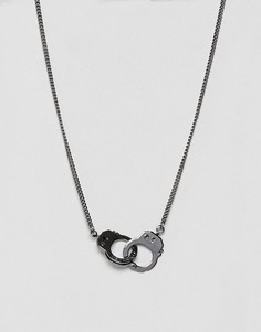 Серебристое ожерелье Cheap Monday - Черный