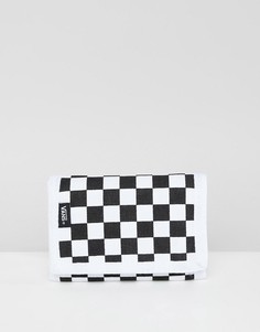 Черный бумажник с принтом в шахматную клетку Vans VN000C32Y281 - Черный