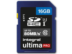 Карта памяти 16Gb - Integral Ultima Pro Secure Digital HC Интеграл