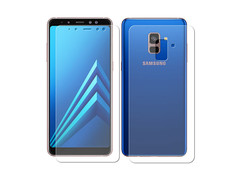Аксессуар Защитная пленка для Samsung Galaxy A8 Plus Innovation Front&Back Silicone Transparent 12098