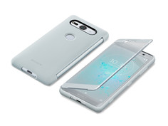 Аксессуар Чехол Sony Xperia XZ2 Compact с окошком SCTH50 Silver