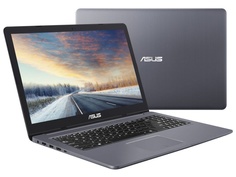 Ноутбук ASUS N580GD-FI014 Grey 90NB0HX4-M02870 (Intel Core i7-8750H 2.2 GHz/16384Mb/1000Gb + 256Gb SSD/nVidia GeForce GTX 1050 4096Mb/Wi-Fi/Bluetooth/Cam/15.6/3840x2160/Endless)