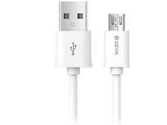 Аксессуар Devia Smart Cable Micro USB 1m White 16998