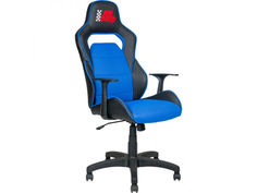Компьютерное кресло Алвест AV 140 PL (682 T) MK эко кожа Black-Blue
