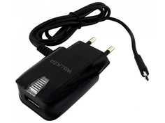 Зарядное устройство Walker WH-12 Micro USB 1A Black