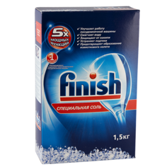 Соль для посудомоечных машин FINISH Import защитная 1,5 кг