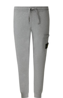 Хлопковые джоггеры с карманами Stone Island