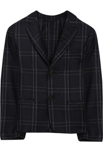 Шерстяной пиджак на двух пуговицах Dal Lago