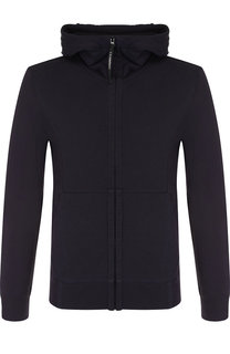 Хлопковая толстовка на молнии с капюшоном C.P. Company