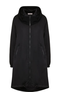 Парка на молнии с капюшоном и логотипом бренда на спине Valentino
