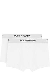 Комплект из двух хлопковых трусов Dolce & Gabbana