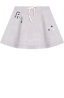 Хлопковая мини-юбка свободного кроя Polo Ralph Lauren