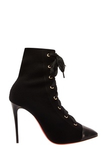 Черные ботильоны Frenchie 100 Christian Louboutin