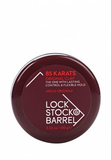 Глина для укладки Lock Stock & Barrel для моделирования с матовым эффектом "85 карат", 100 гр