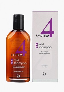 Шампунь Sim Sensitive Терапевтический № 3 SYSTEM 4 Mild Climbazole Shampoo 3 , 215 мл