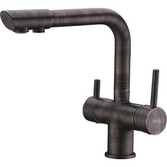 Смеситель для кухни Wasserkraft под фильтр тёмная бронза (A8047)