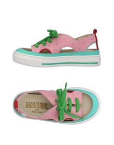 Низкие кеды и кроссовки Moschino
