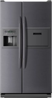 Холодильник DAEWOO FRS-6311SFG, двухкамерный, серебристый